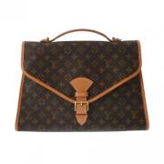 Pre-owned Fabric louis-vuitton-bags Louis Vuitton Vintage , Brown , Da...