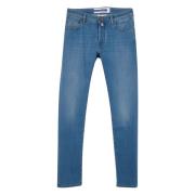 Super Slim Jeans Nick Style Jacob Cohën , Blue , Heren