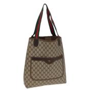 Pre-owned Leather gucci-bags Gucci Vintage , Brown , Dames