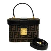 Pre-owned Leather fendi-bags Fendi Vintage , Brown , Dames