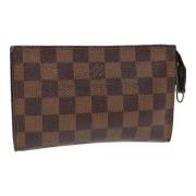 Pre-owned Canvas pouches Louis Vuitton Vintage , Brown , Dames