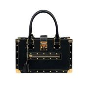 Pre-owned Leather louis-vuitton-bags Louis Vuitton Vintage , Black , D...