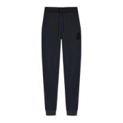 Sweatpants met logo Moncler , Blue , Heren