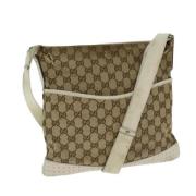 Pre-owned Canvas gucci-bags Gucci Vintage , Brown , Dames