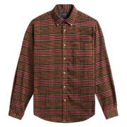 Katoenen Ponte Shirt met Urea Knopen Portuguese Flannel , Multicolor ,...