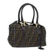 Pre-owned Canvas fendi-bags Fendi Vintage , Black , Dames