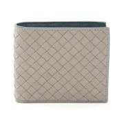 Pre-owned Leather wallets Bottega Veneta Vintage , Gray , Dames