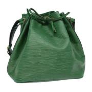 Pre-owned Leather louis-vuitton-bags Louis Vuitton Vintage , Green , D...