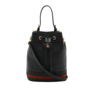 Pre-owned Leather gucci-bags Gucci Vintage , Black , Dames