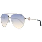 Goud Vrouwen Aviator Zonnebril Gradiënt Blauw Guess , Yellow , Dames