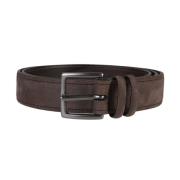 Klassieke Leren Riem Orciani , Brown , Heren