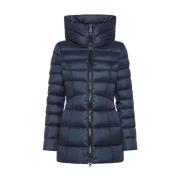 Blauwe Superlichte Donsjas Aw24 Peuterey , Blue , Dames