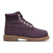 Stedelijke Waterdichte Veterschoenen Timberland , Purple , Dames