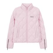 Diamantquilted Lavendeljas Aw24 Duvetica , Pink , Dames