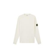 Off White Crewneck Wollen Trui Stone Island , White , Heren