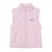 Licht Lavendel Diamant-Gestikte Vest Aw24 Duvetica , Pink , Dames