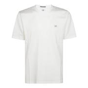 Logo Patch T-shirt C.p. Company , White , Heren