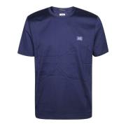 Logo Patch T-shirt C.p. Company , Blue , Heren