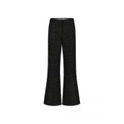 Remi Tweed Trousers Fabienne Chapot , Black , Dames