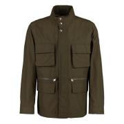 Multi-pocket Cruiser Field Jas Woolrich , Green , Heren