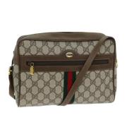 Pre-owned Leather gucci-bags Gucci Vintage , Brown , Dames