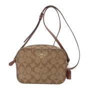 Pre-owned Canvas shoulder-bags Coach Pre-owned , Brown , Dames