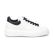 Witte Leren Sneakers met Side H Hogan , White , Heren