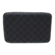 Pre-owned Leather clutches Bottega Veneta Vintage , Black , Dames