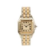 Pre-owned Metal watches Cartier Vintage , Yellow , Dames