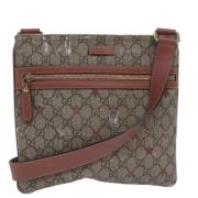 Pre-owned Leather gucci-bags Gucci Vintage , Brown , Dames