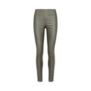 Hoge taille legging olijfgroen Soyaconcept , Green , Dames