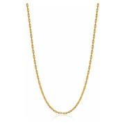 Men's Gold Paperclip Chain Nialaya , Yellow , Heren