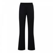 Zwarte flare broek met zakken &Co Woman , Black , Dames