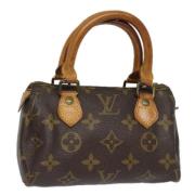 Pre-owned Canvas louis-vuitton-bags Louis Vuitton Vintage , Brown , Da...