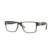 Mode Bril in Zwarte Frame Versace , Black , Heren