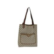 Pre-owned Canvas gucci-bags Gucci Vintage , Beige , Dames