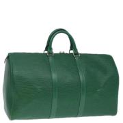 Pre-owned Leather louis-vuitton-bags Louis Vuitton Vintage , Green , D...