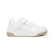 Witte Leren Sneakers met Rubberen Zool Hogan , White , Heren