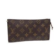 Pre-owned Canvas pouches Louis Vuitton Vintage , Brown , Dames