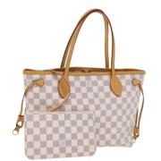 Pre-owned Canvas louis-vuitton-bags Louis Vuitton Vintage , Beige , Da...