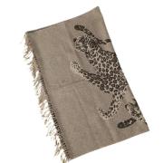 Pre-owned Wool scarves Yves Saint Laurent Vintage , Beige , Dames