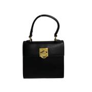 Pre-owned Leather celine-bags Celine Vintage , Black , Dames