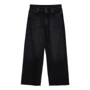 Reguliere Denim Jeans Acne Studios , Black , Heren