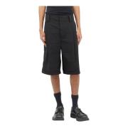 Geplooide katoenmix op maat gemaakte shorts Jacquemus , Black , Heren