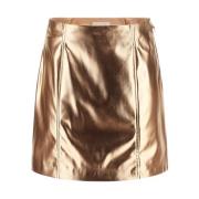 Spiegel Rok in Goud Guess , Yellow , Dames