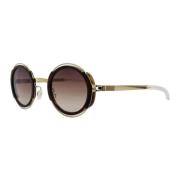 Decades Retro Zonnebril Bruin Verloop Mykita , Black , Unisex