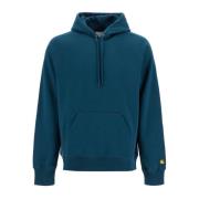 Hooded Raglan Sweater Carhartt Wip , Blue , Heren