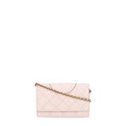 Roze Eco Leren Schoudertas Tory Burch , Pink , Dames