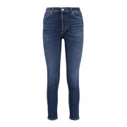 Slim Fit Skinny Leg Jeans Agolde , Blue , Dames