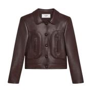 Praline Blouson Jack Celine , Brown , Dames